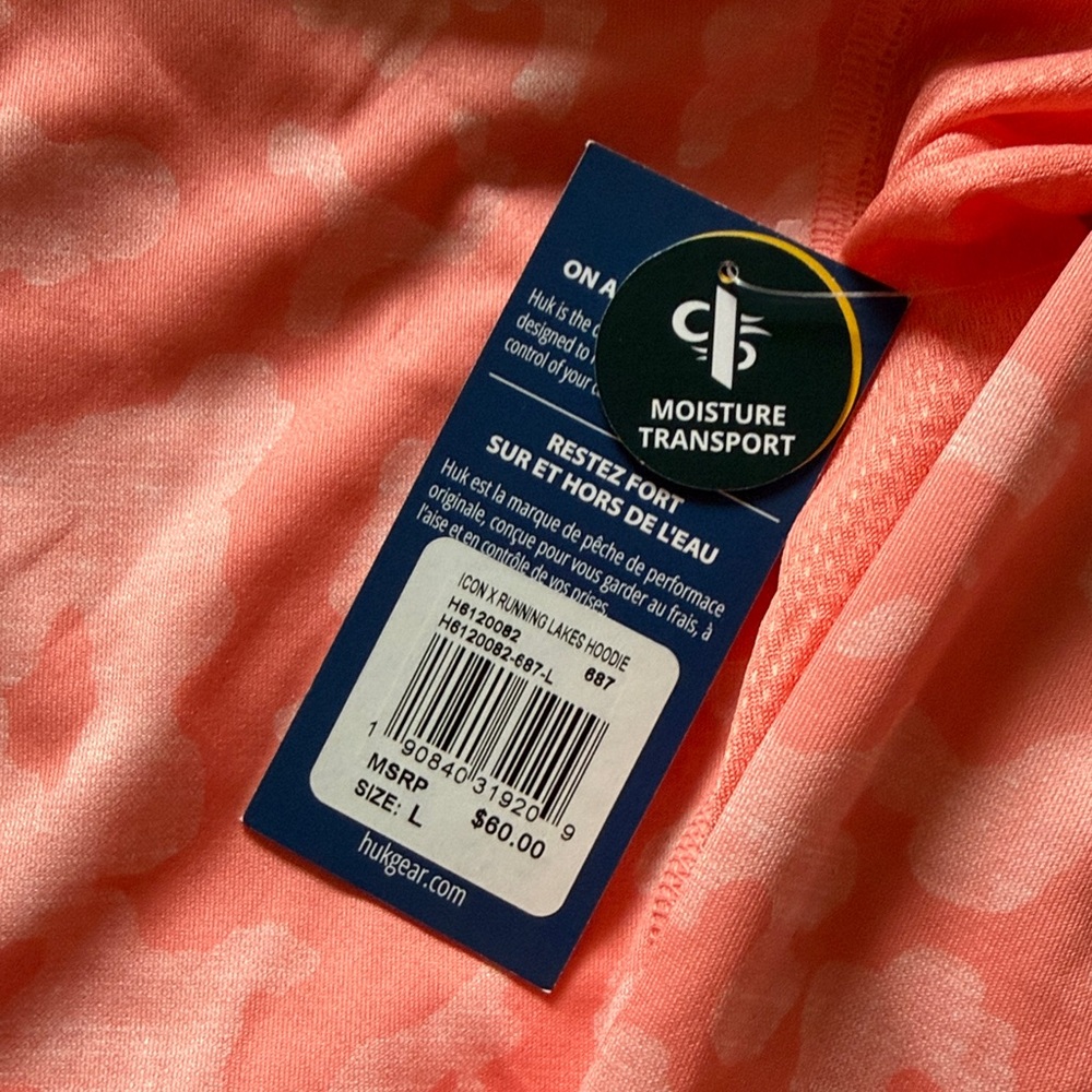 Huk Coral Moisture Fishing Shirt - Picture 2 of 2